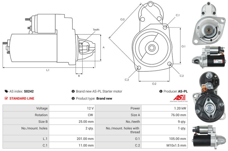 AS-PL S0242 Starter
