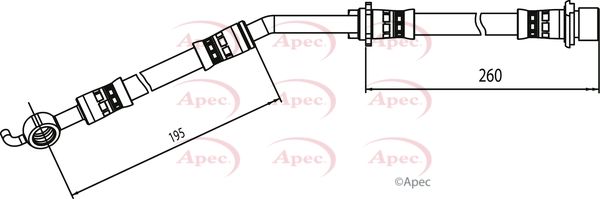 APEC Brake Hose HOS4089