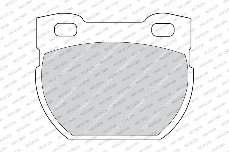 FERODO Plaquettes de frein à disque FDB872