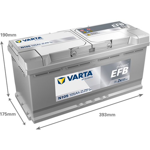 VARTA 605500095K262 Starter Battery