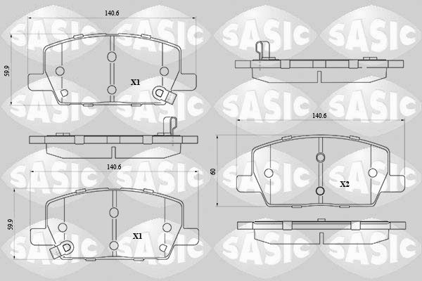 SET PLACUTE FRANA FRANA DISC SASIC 6210116