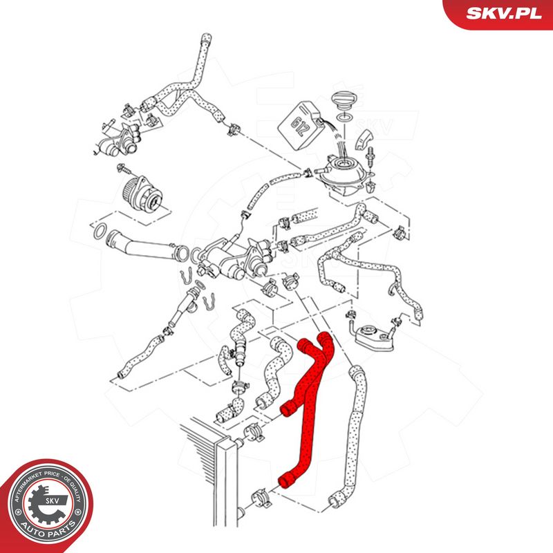 Jahutusvedeliku torustik, ESEN SKV 43SKV609