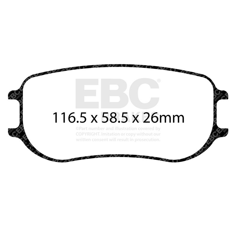 EBC Brakes Remblokkenset, schijfrem DP8082.26SR11