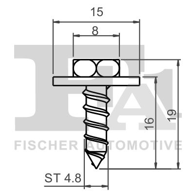 FA1 10-70001.5 Screw