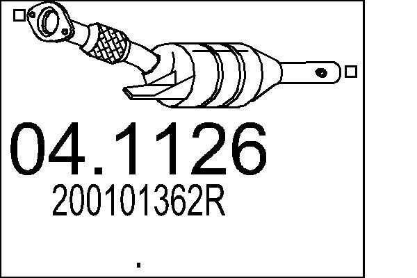 MTS katalizátor 04.1126