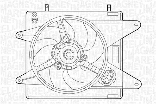 MAGNETI MARELLI ventilátor, motorhűtés 069422015010