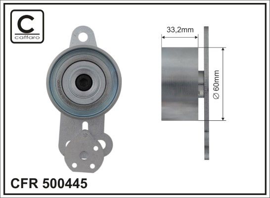 Натяжний пристрій, зубчастий ремінь, Caffaro 500445