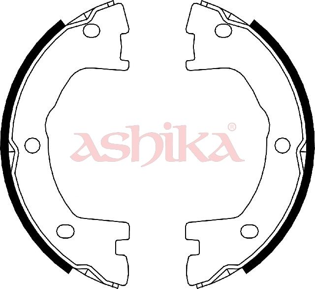 комплект спирачна челюст ASHIKA