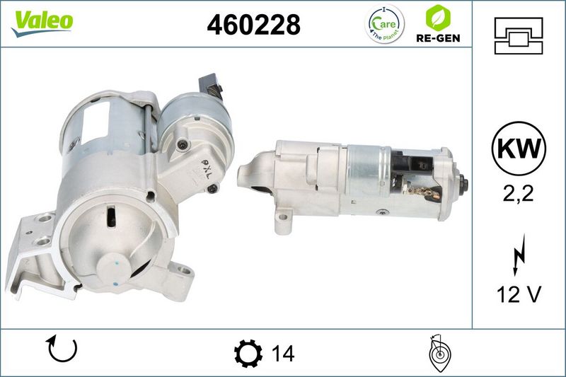 VALEO Startmotor / Starter 460228