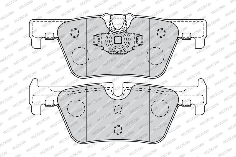 FERODO Plaquettes de frein à disque FDB4670