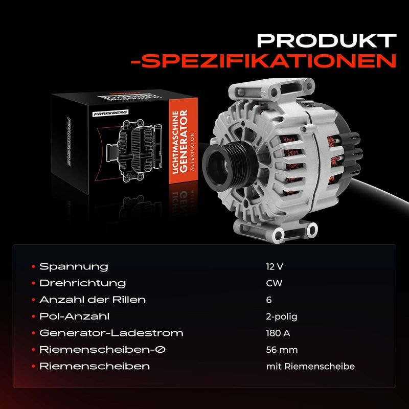 Frankberg 5481FB0027090 Alternator