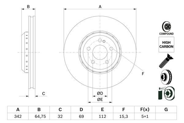 Автозапчасть BOSCH 0986479G35