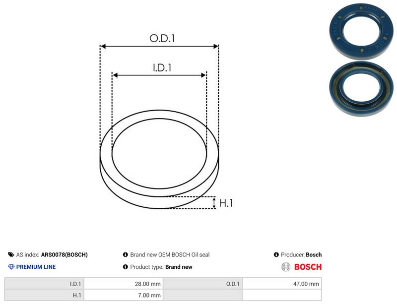 AS-PL ARS0078(BOSCH) Repair Set, alternator