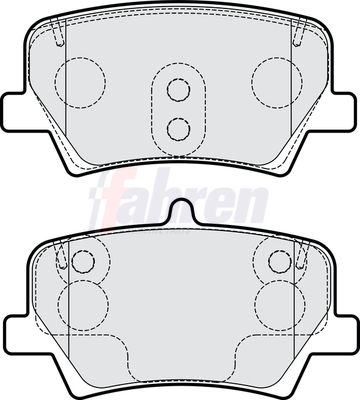 Fahren Brake Pad Set, disc brake FBP4254