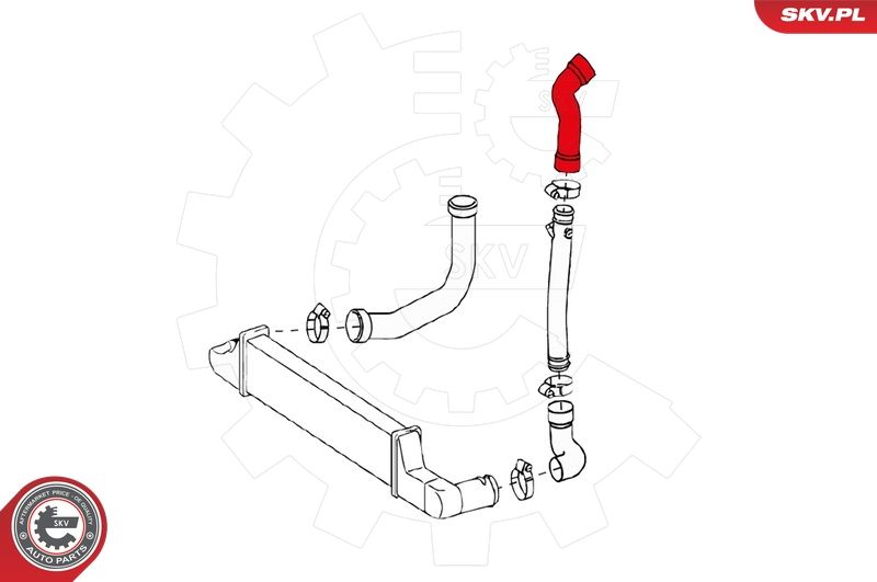 Шланг подачі наддувального повітря, Skv Germany 24SKV137