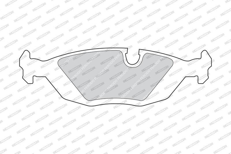 FERODO Plaquettes de frein à disque FDB296