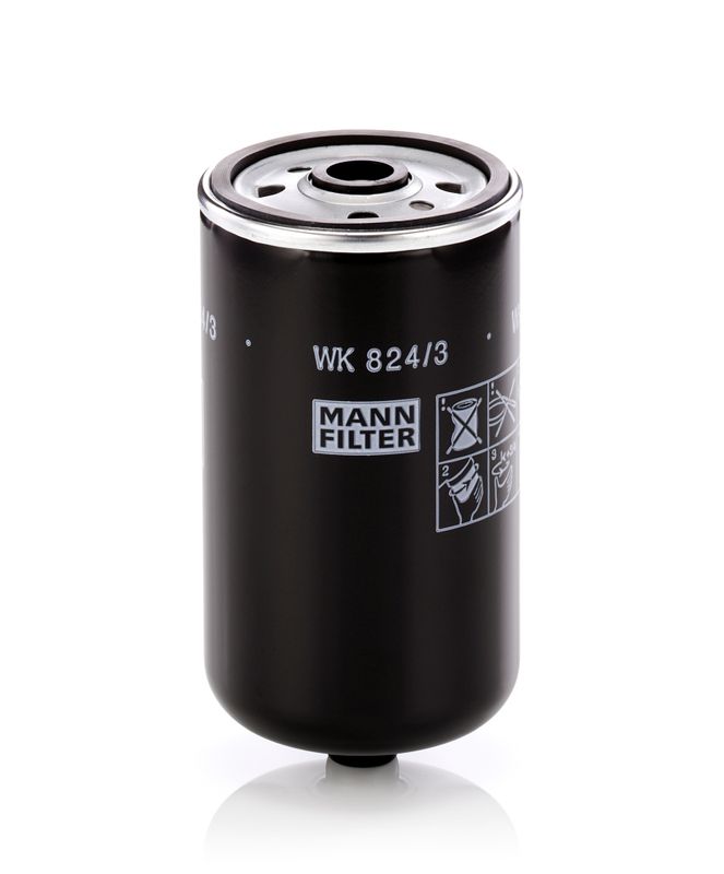 MANN-FILTER Üzemanyagszűrő WK 824/3