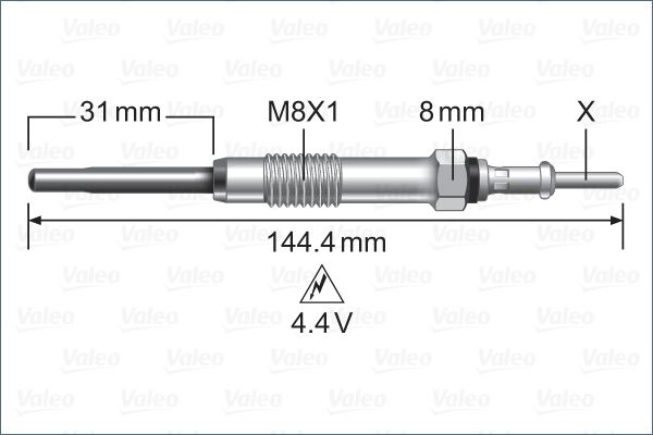 VALEO Gloeibougie 345227