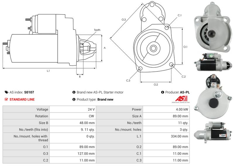 AS-PL S0107 Starter