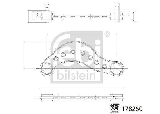 FEBI BILSTEIN 178260 Control/Trailing Arm, wheel suspension