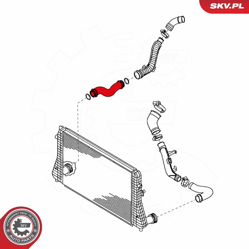 ESEN SKV 24SKV643 Charge Air Hose