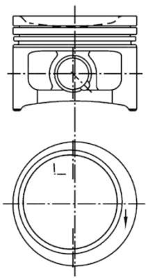 KOLBENSCHMIDT dugattyú 99679600