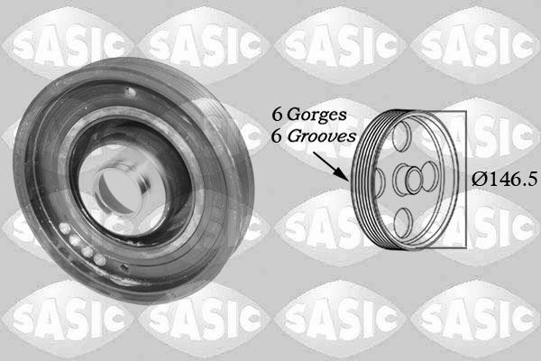 SASIC 2154019 Belt Pulley, crankshaft