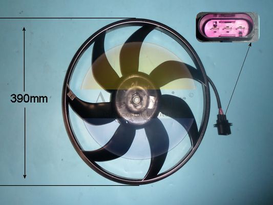 Auto Air Gloucester 05-1841 Electric Motor, radiator fan