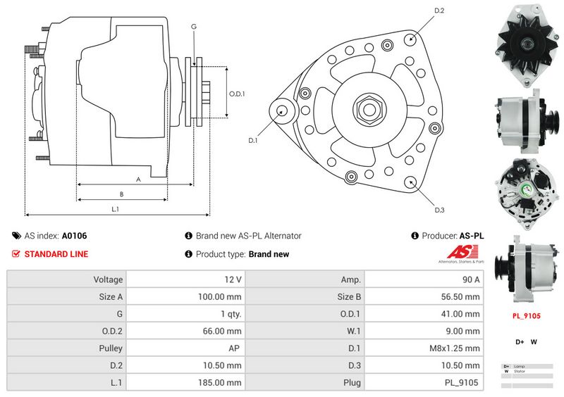 Generaator, AS-PL A0106