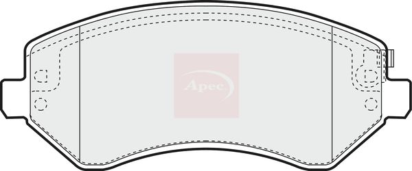 APEC Brake Pad Set, disc brake PAD1267