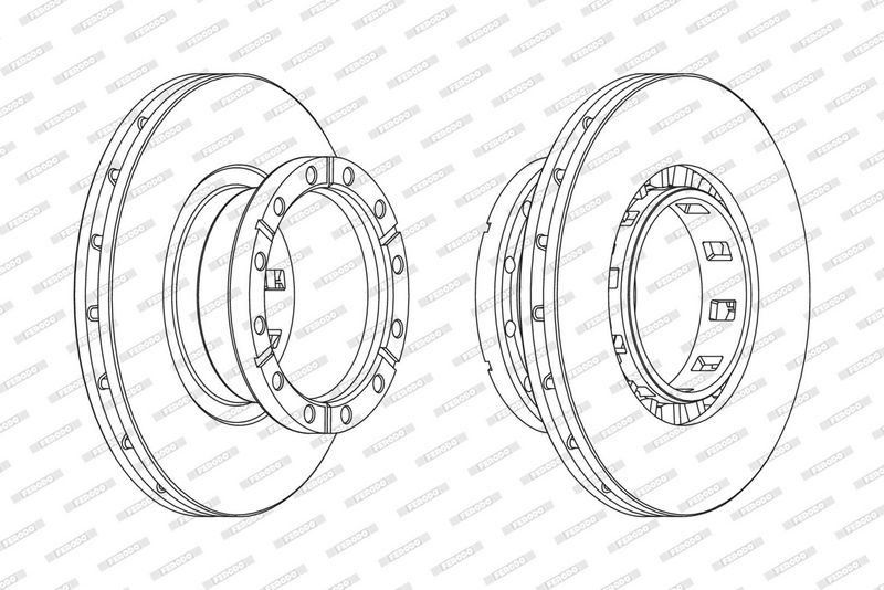 Disque+de+frein FERODO FCR318A
