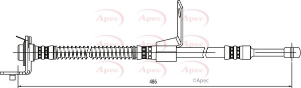 APEC Brake Hose HOS4139