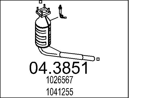 MTS katalizátor 04.3851