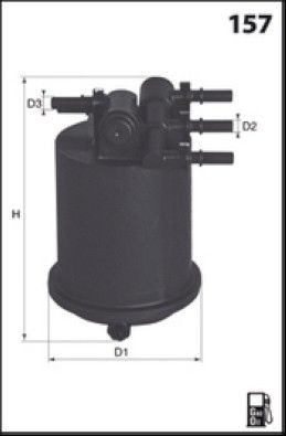 MISFAT Filtre à carburant F111