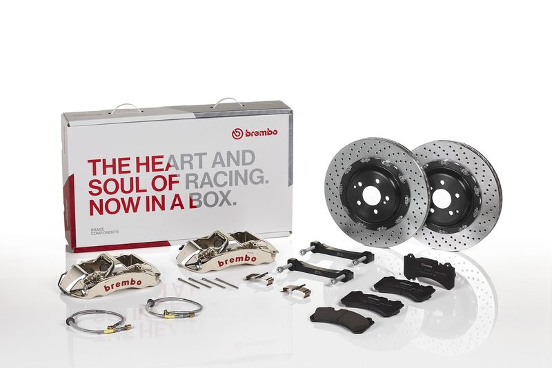 BREMBO Didelio efektyvumo stabdžių komplektas