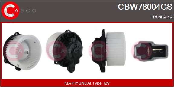 Компресор салону, Casco CBW78004GS