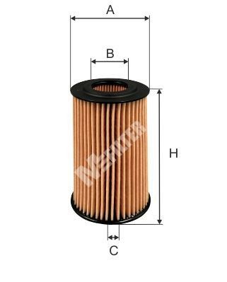 Оливний фільтр, Mfilter TE4071