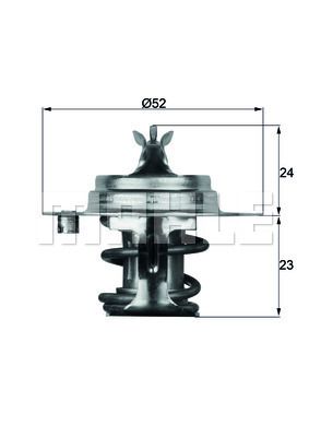 WILMINK GROUP termosztát, hűtőfolyadék WG1261803