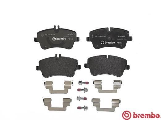 Комплект гальмівних накладок, дискове гальмо, Brembo P50046