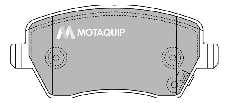 MOTAQUIP fékbetétkészlet, tárcsafék LVXL1281
