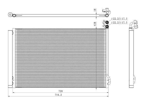 WAECO Condensor, airconditioning