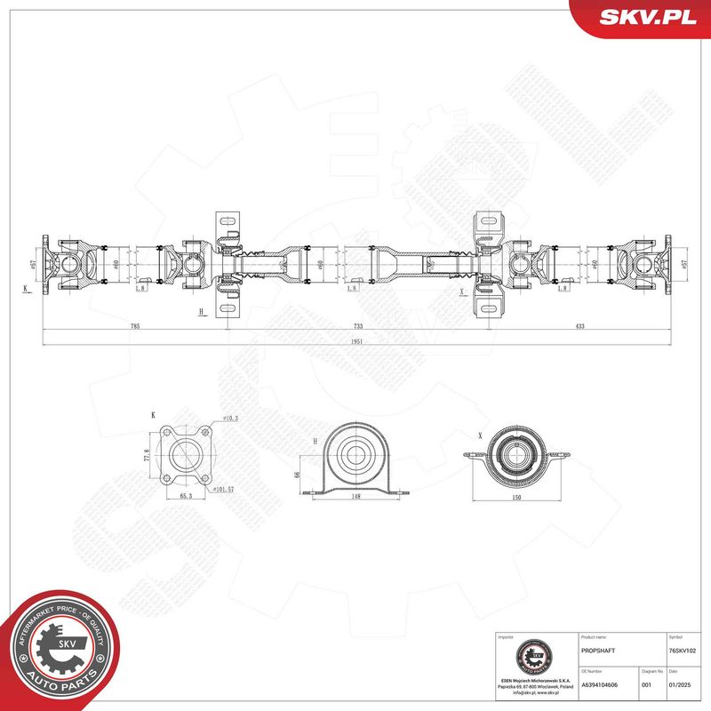 Veovõll, ESEN SKV 76SKV102
