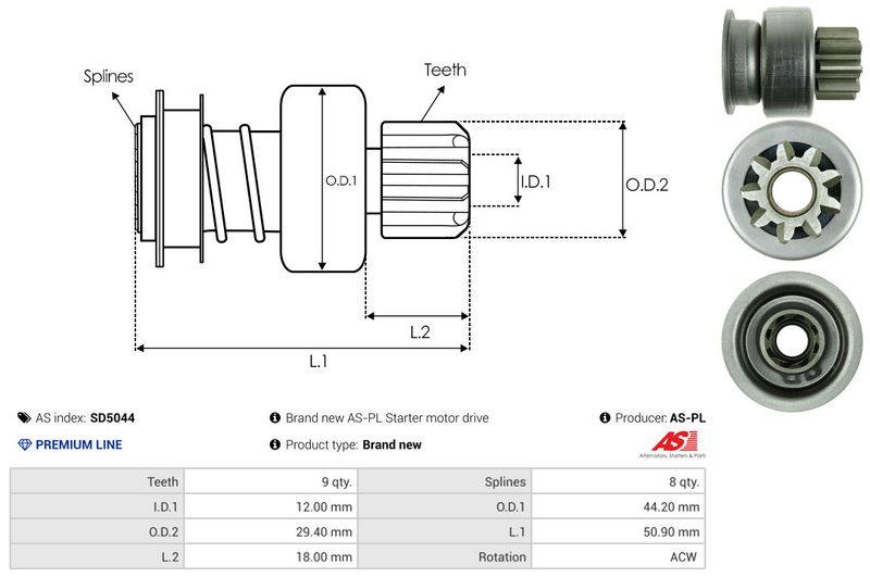 Vabajooks, starter, AS-PL SD5044