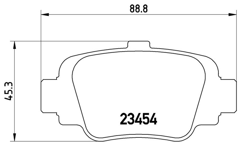 BREMBO P56032 Brake Pad Set, disc brake
