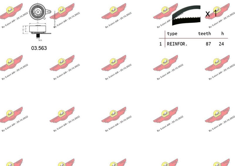 AUTOKIT 04.5265 Timing Belt Kit