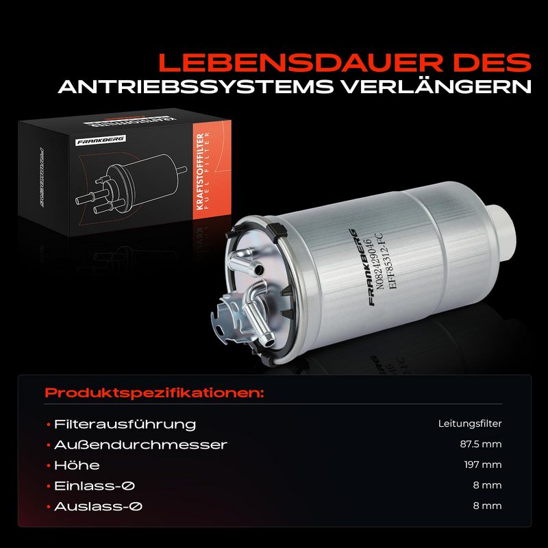 Frankberg 5481FB0060164 Fuel Filter