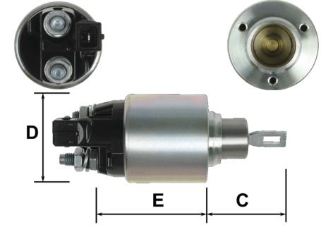 GM Solenoidinis jungiklis, starteris