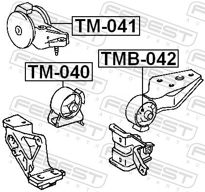 FEBEST TMB-042 Mounting, engine
