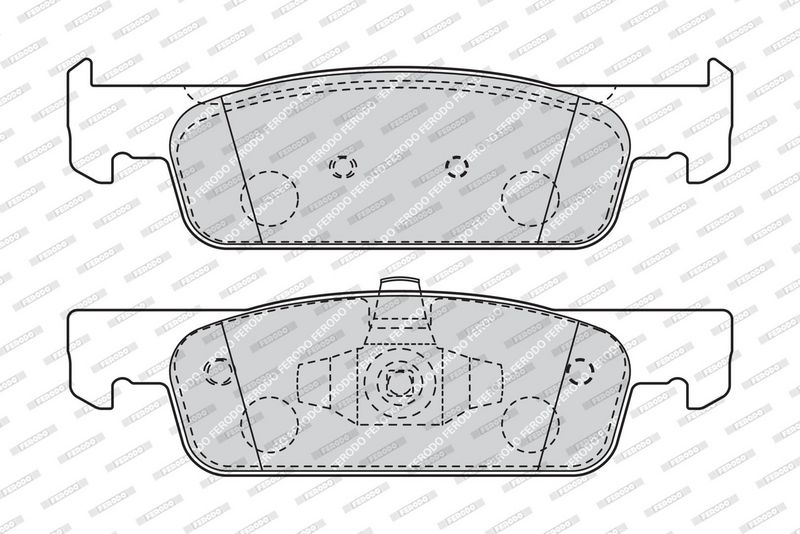 FERODO Plaquettes de frein à disque FDB4615