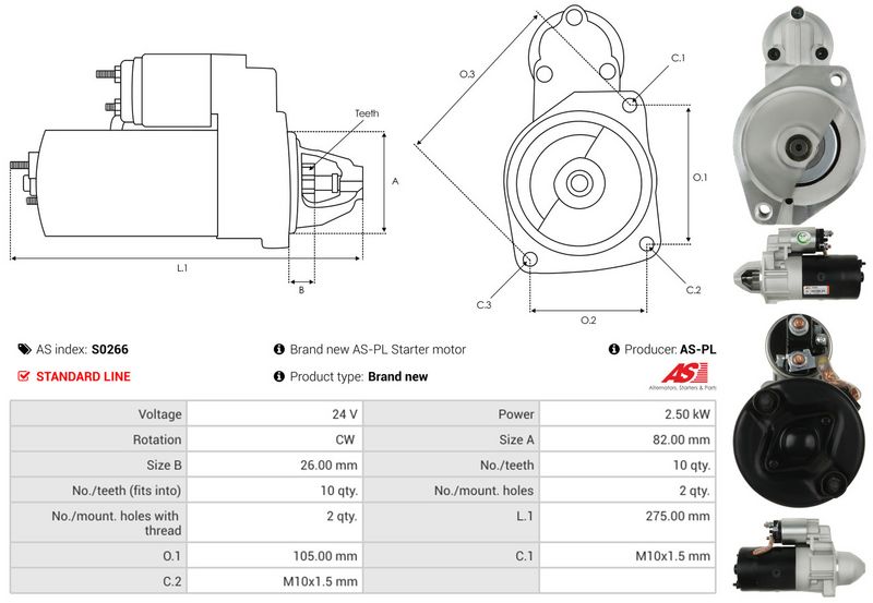 AS-PL S0266 Starter